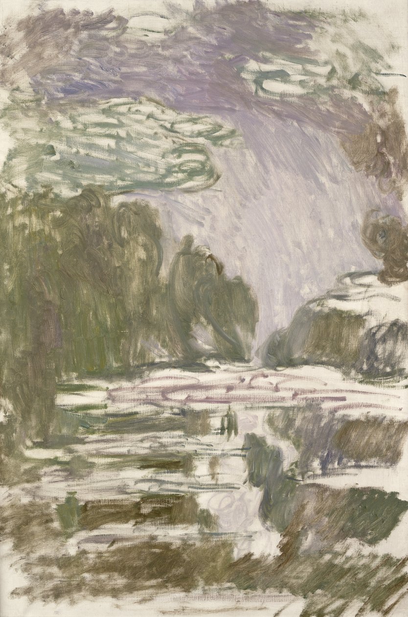 Studie für die Seerosen, 1907 von Claude Monet