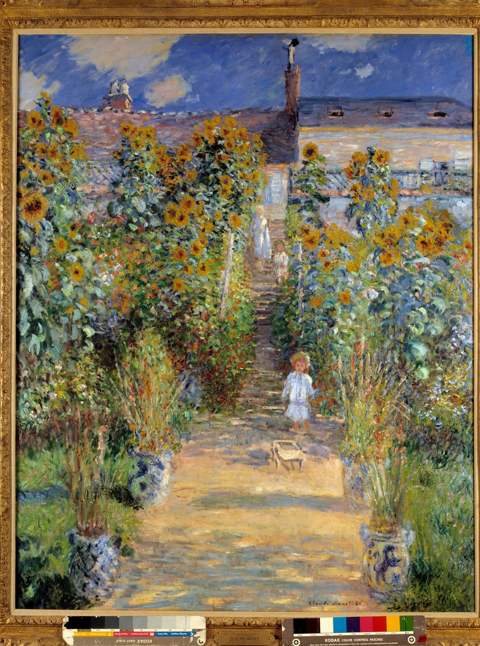 Der Garten des Künstlers in Vetheuil von Claude Monet