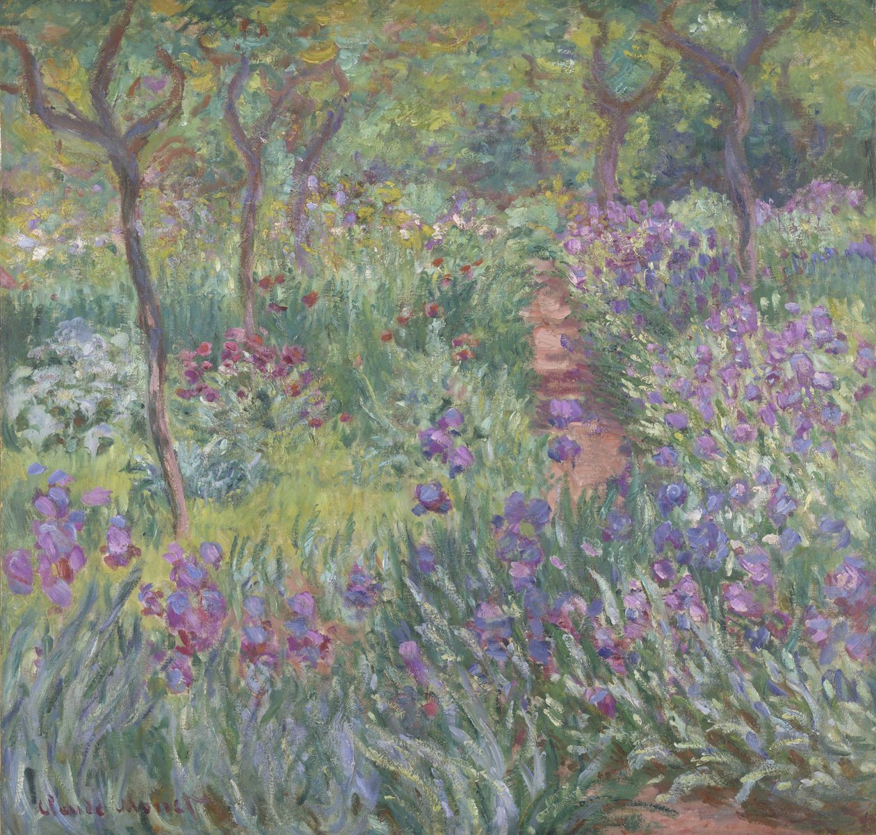 Der Garten des Künstlers in Giverny von Claude Monet