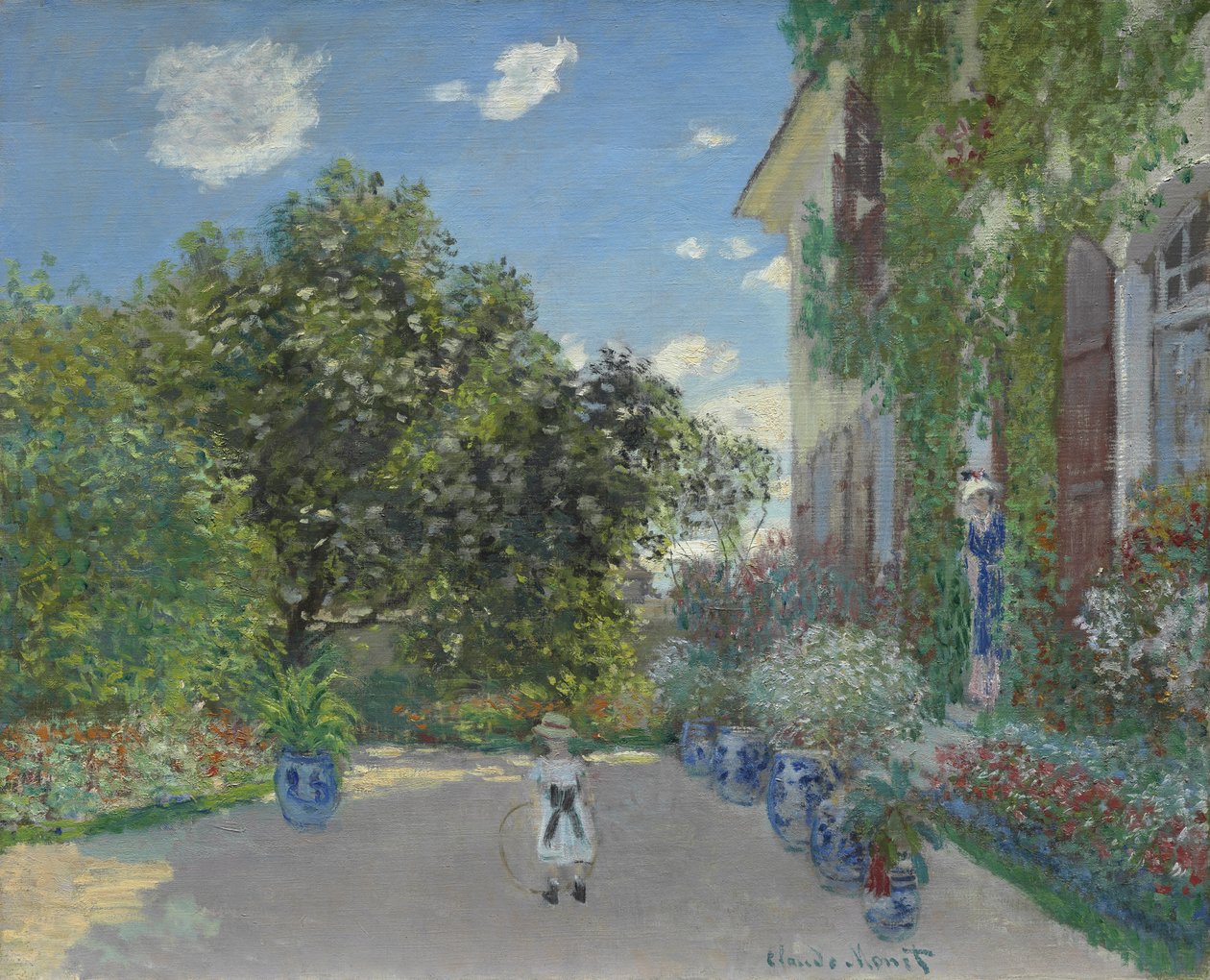 Das Haus des Künstlers in Argenteuil, 1873 von Claude Monet