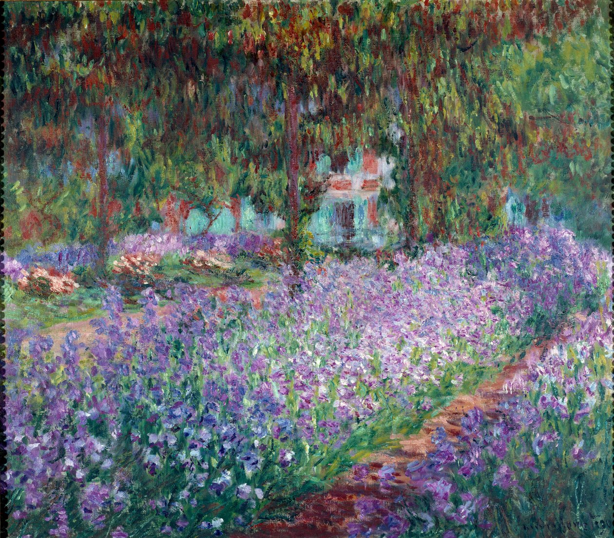 Der Garten des Künstlers in Giverny von Claude Monet
