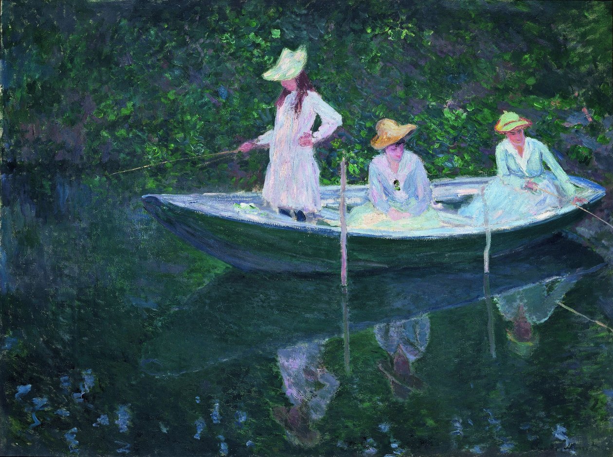 Das Boot in Giverny En norvégienne von Claude Monet