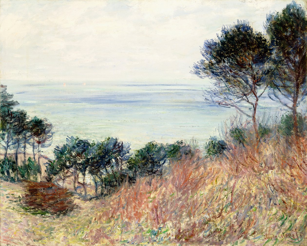Die Küste von Varengeville, 1882 von Claude Monet