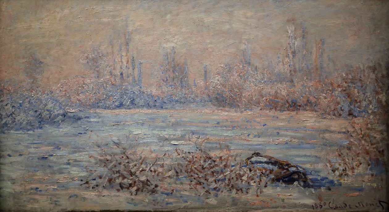 Der Frost, Sonneneffekt von Claude Monet