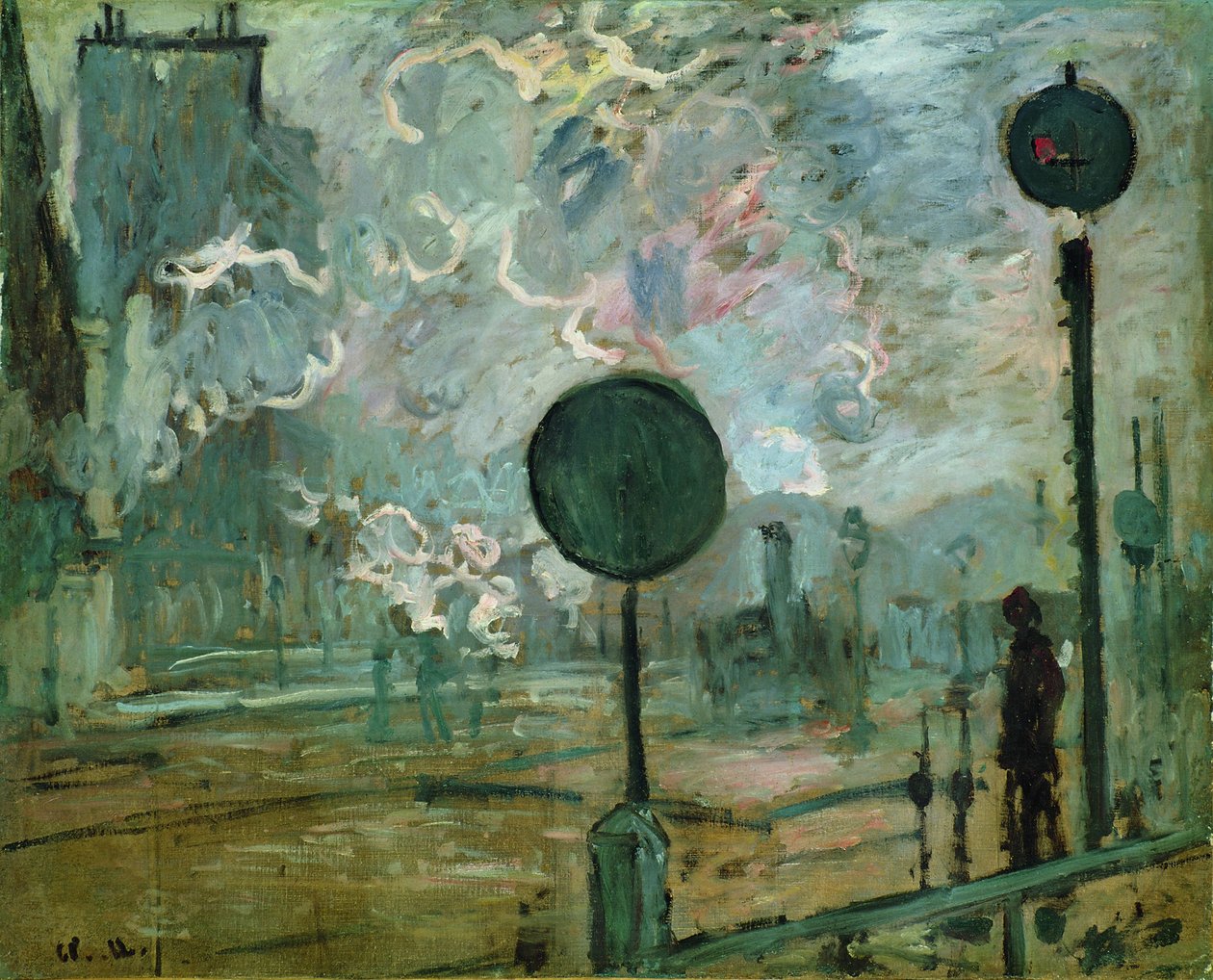 Der Gare Saint Lazare Le Signal von Claude Monet