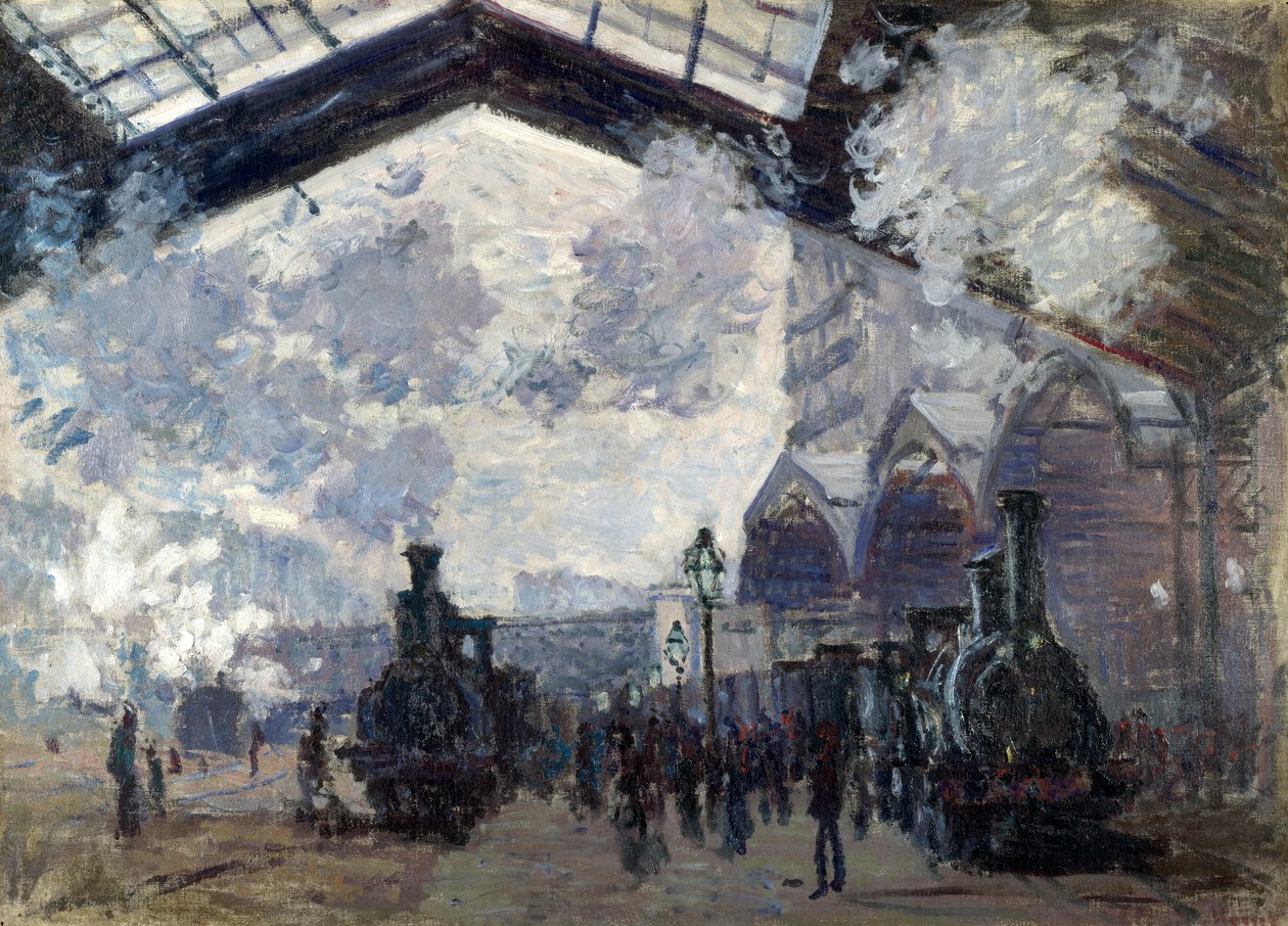 Der Gare St-Lazare von Claude Monet