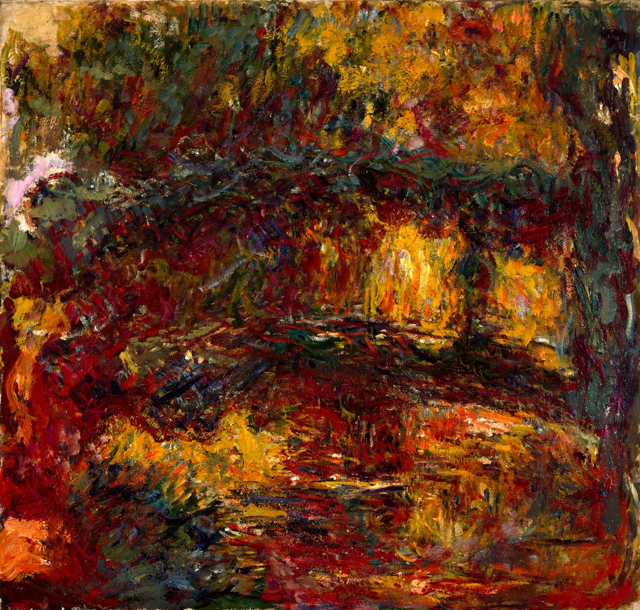 Die japanische Brücke, 1923 von Claude Monet