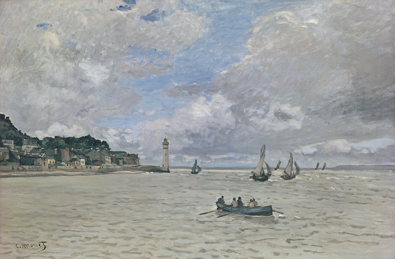 Der Leuchtturm des Hospizes (Honfleur), 1864 von Claude Monet