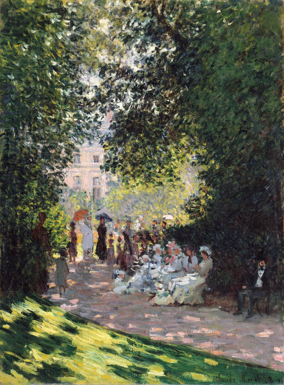 Der Parc Monceau von Claude Monet