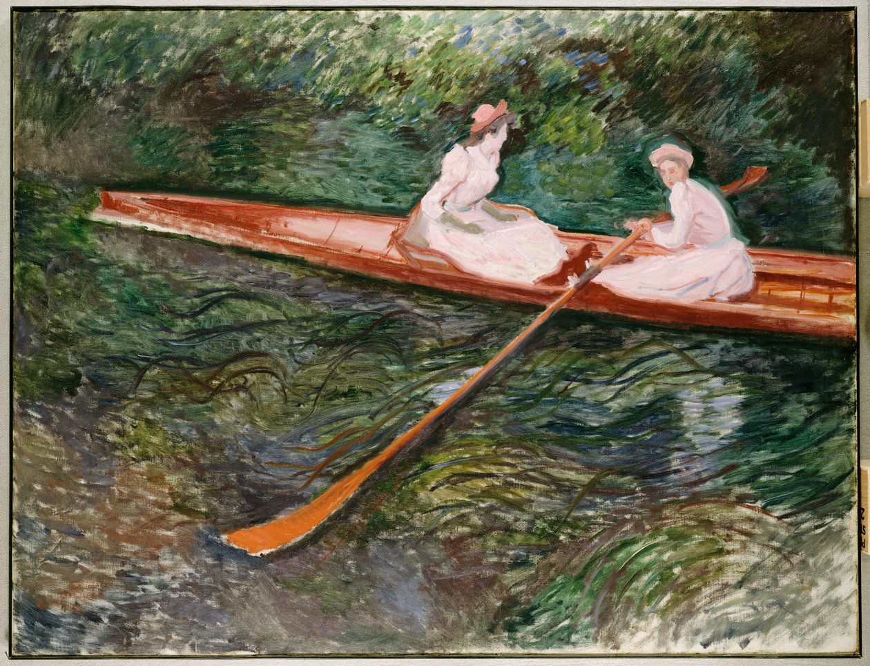 Das rosa Ruderboot von Claude Monet