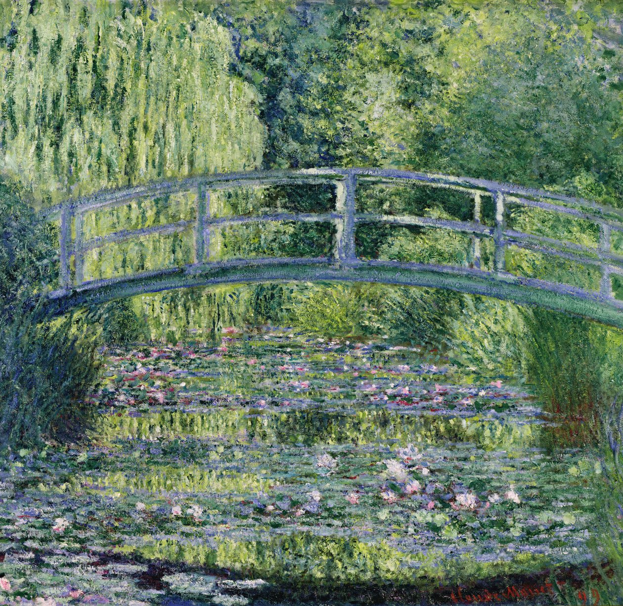 Der Seerosenteich: Grüne Harmonie, 1899 von Claude Monet