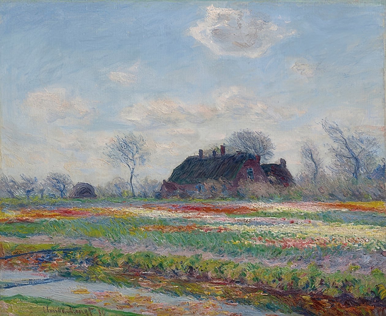 Tulpenfelder in Sassenheim von Claude Monet