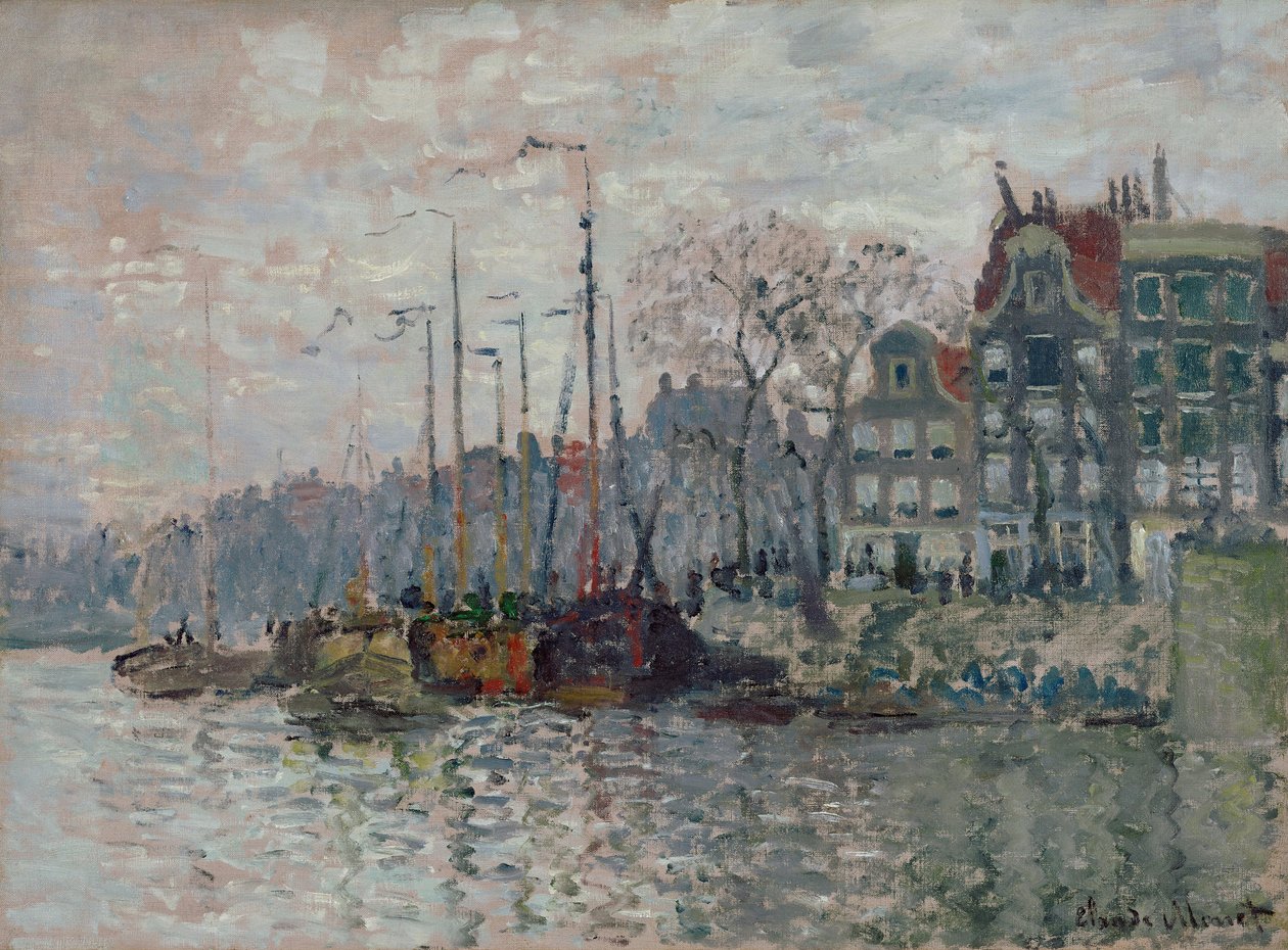 Ansicht von Amsterdam von Claude Monet