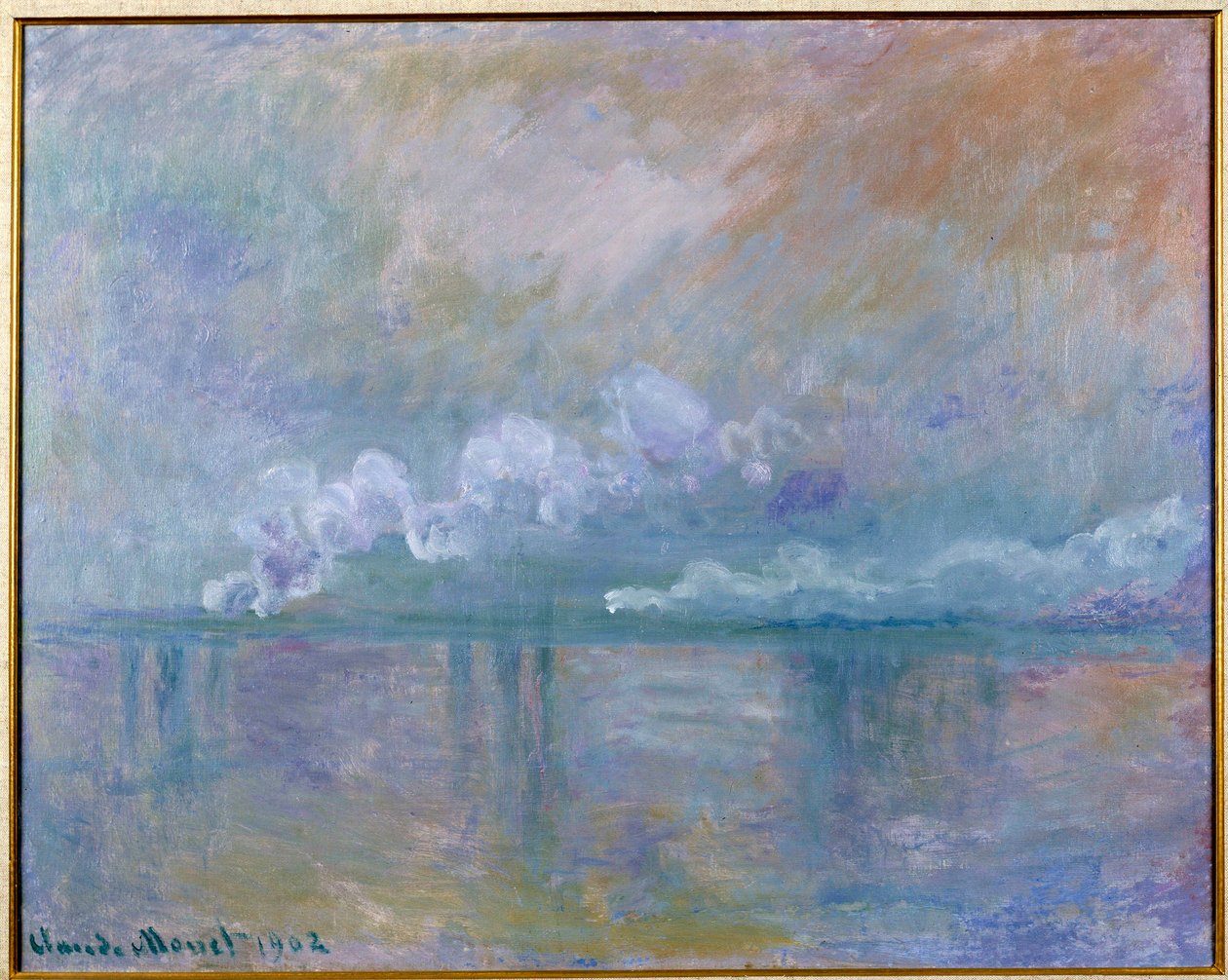Blick auf die Charing Cross Brücke in London von Claude Monet