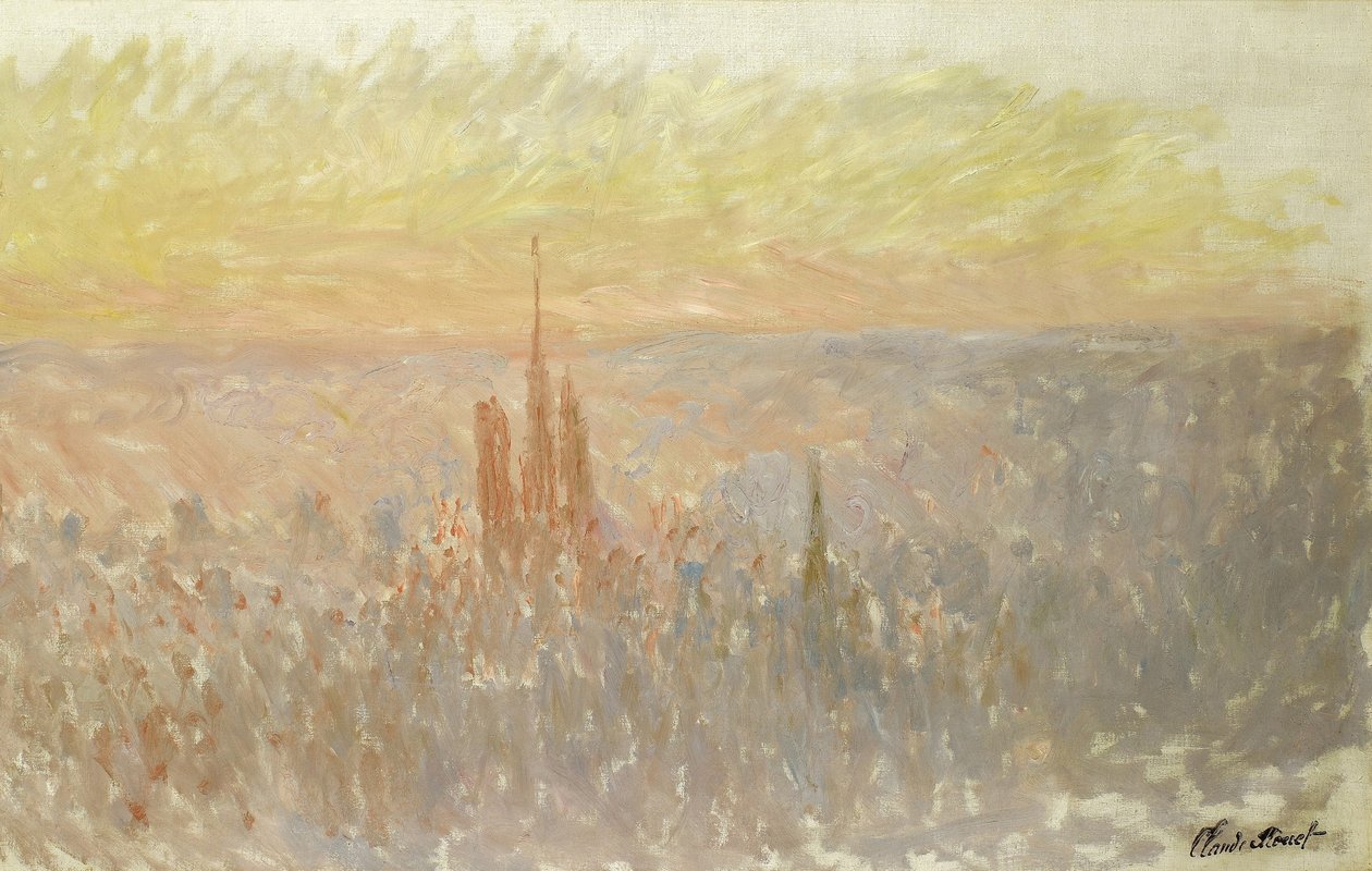 Ansicht von Rouen von Claude Monet