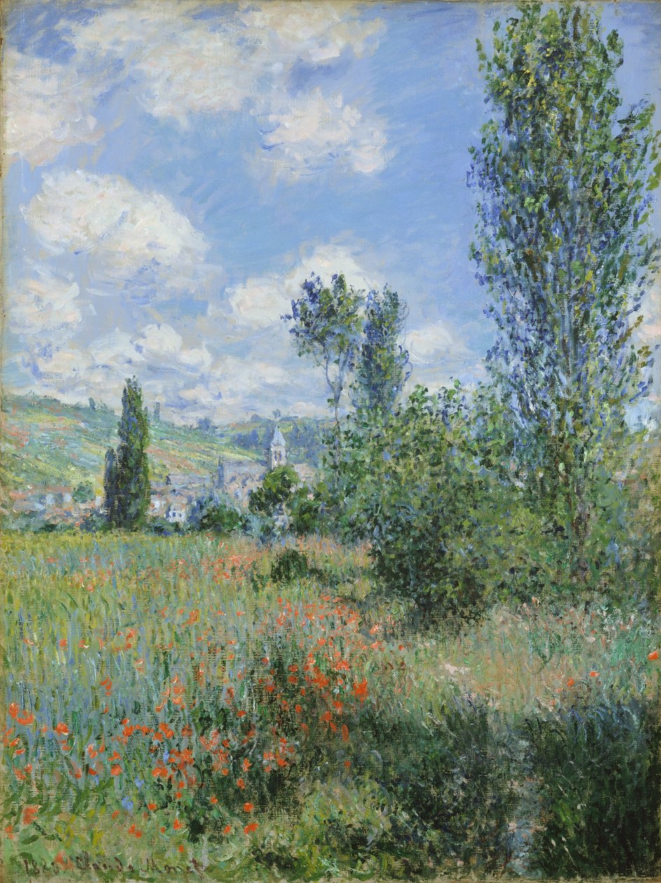 Ansicht von Vetheuil von Claude Monet