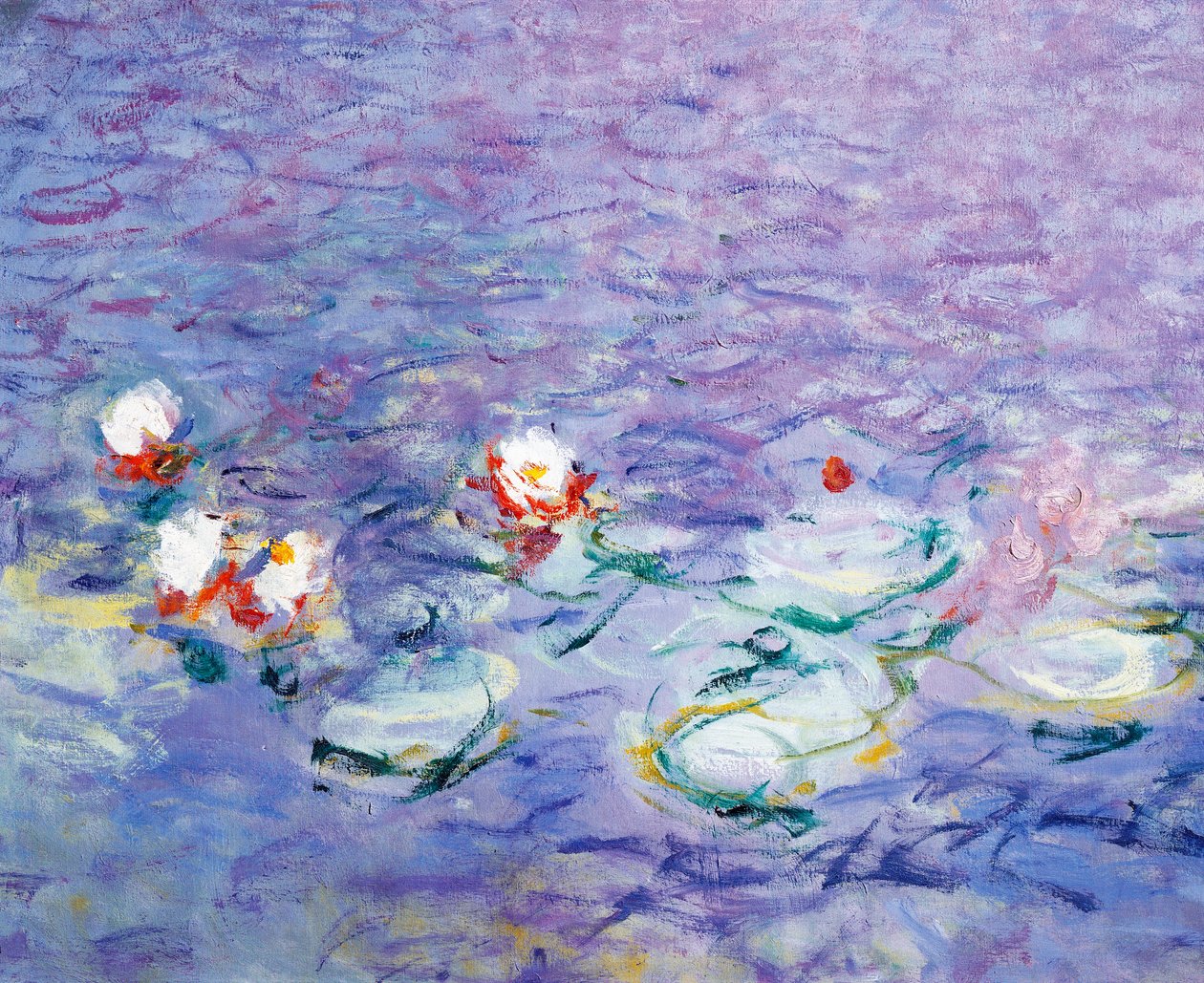 Seerosen (Detail) von Claude Monet