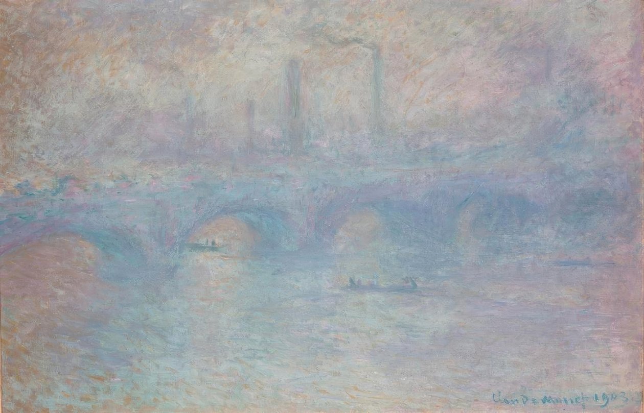 Waterloo Bridge. Nebeleffekt von Claude Monet