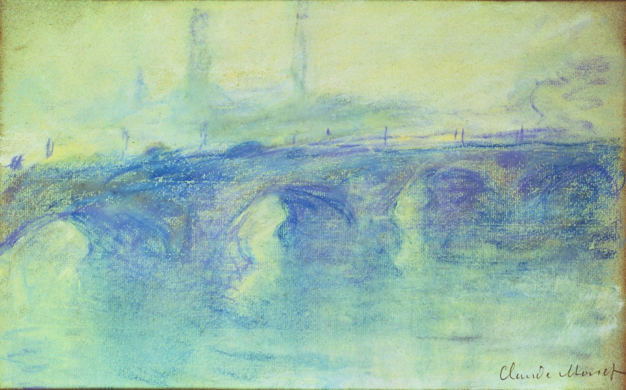Waterloo-Brücke, ca. 1899 von Claude Monet