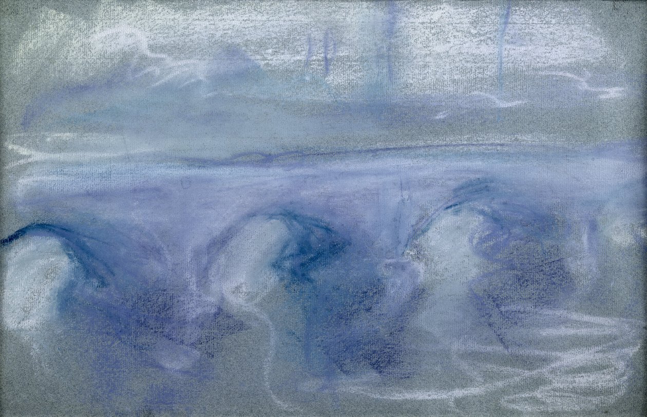 Waterloo-Brücke, ca. 1900 von Claude Monet