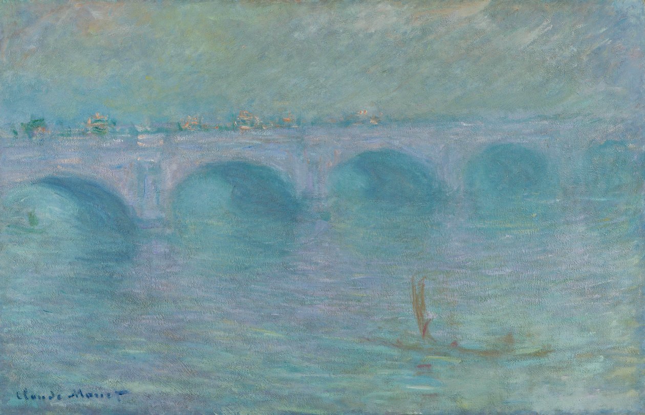 Waterloo-Brücke im Nebel von Claude Monet