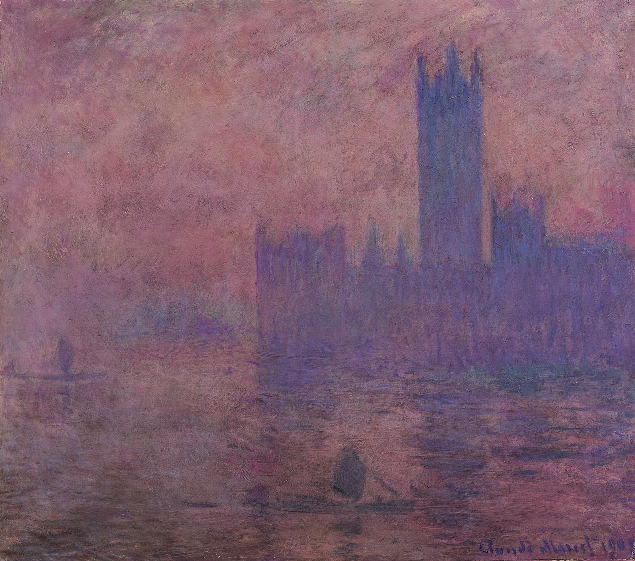 Westminster-Turm von Claude Monet