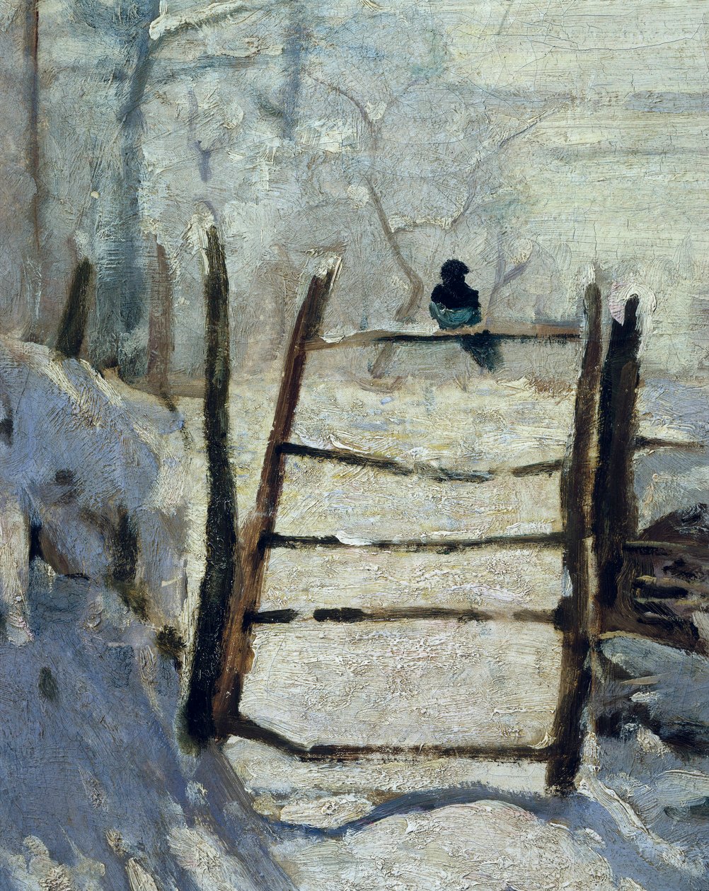 Die Elster, 1868-1869 von Claude Monet
