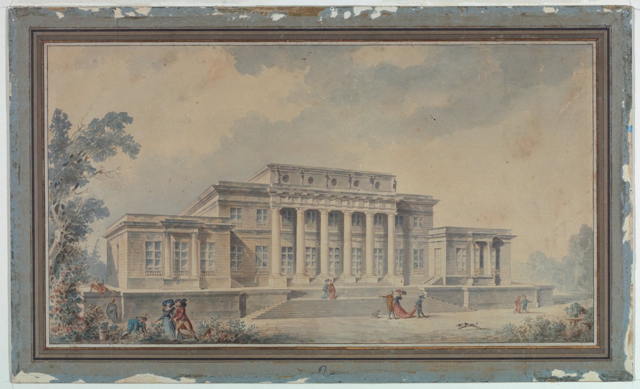 Projekt für eine Landvilla von Claude Nicolas Ledoux