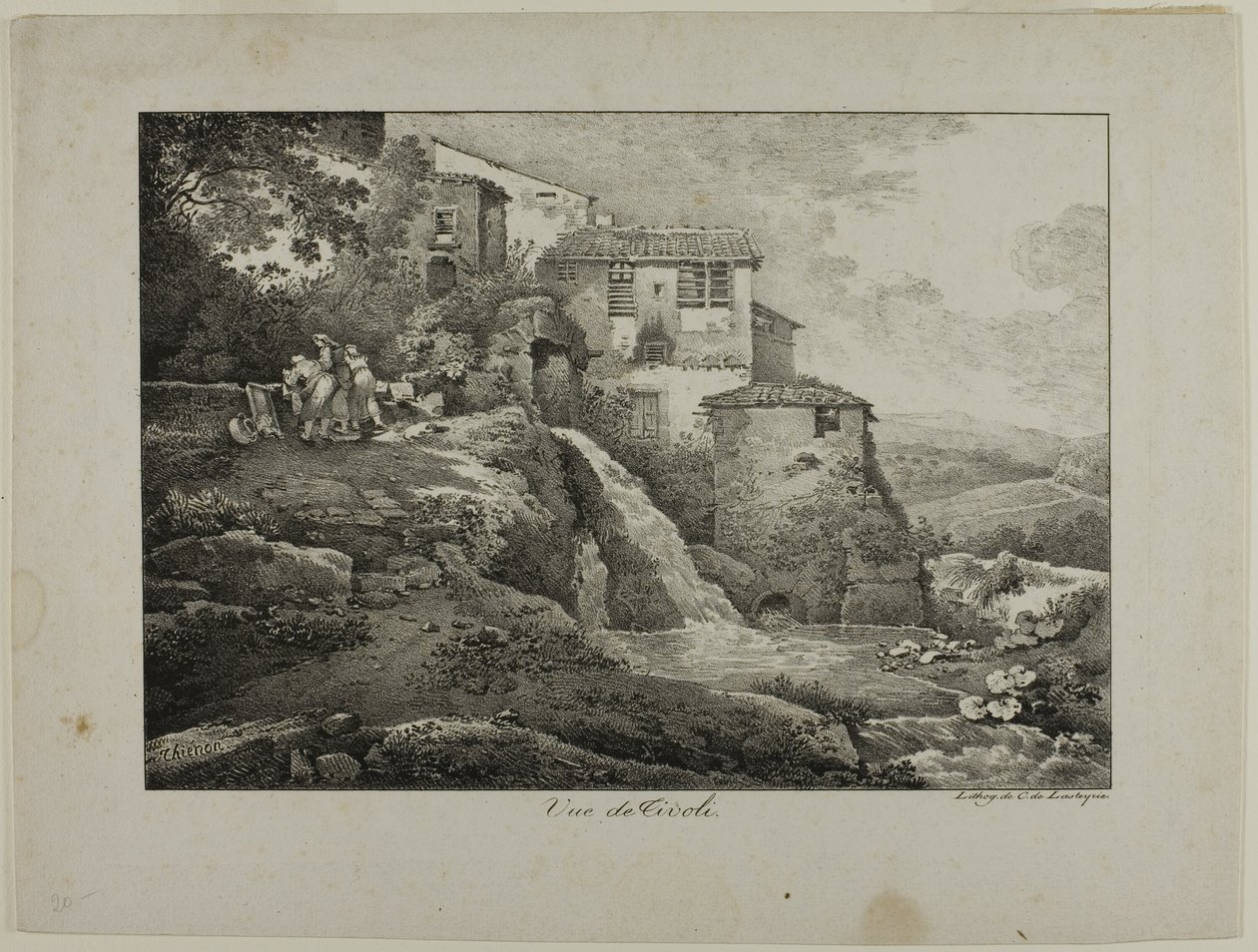Blick auf Tivoli von Claude Thienon