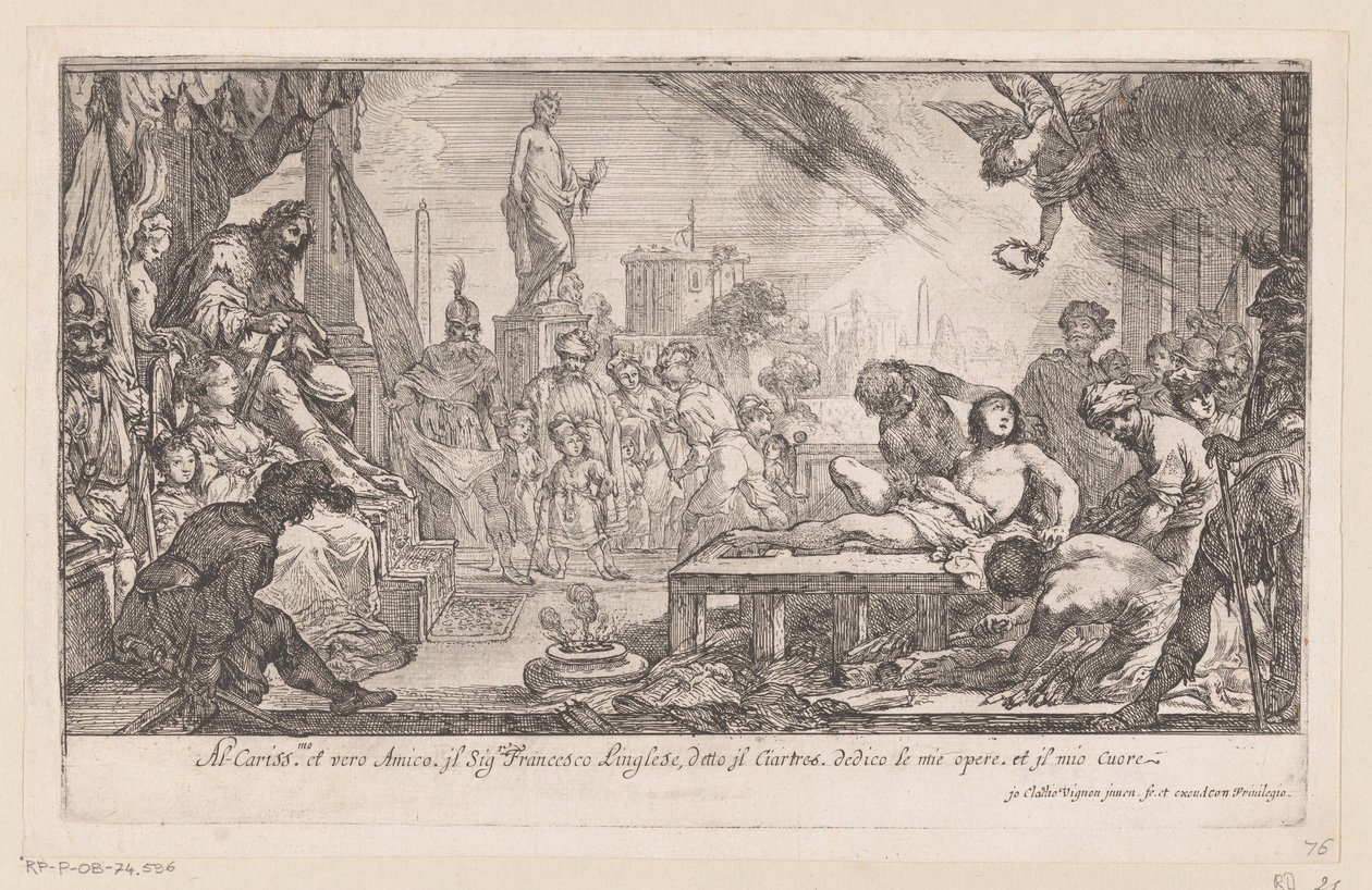 Märtyrertod des heiligen Laurentius von Claude Vignon