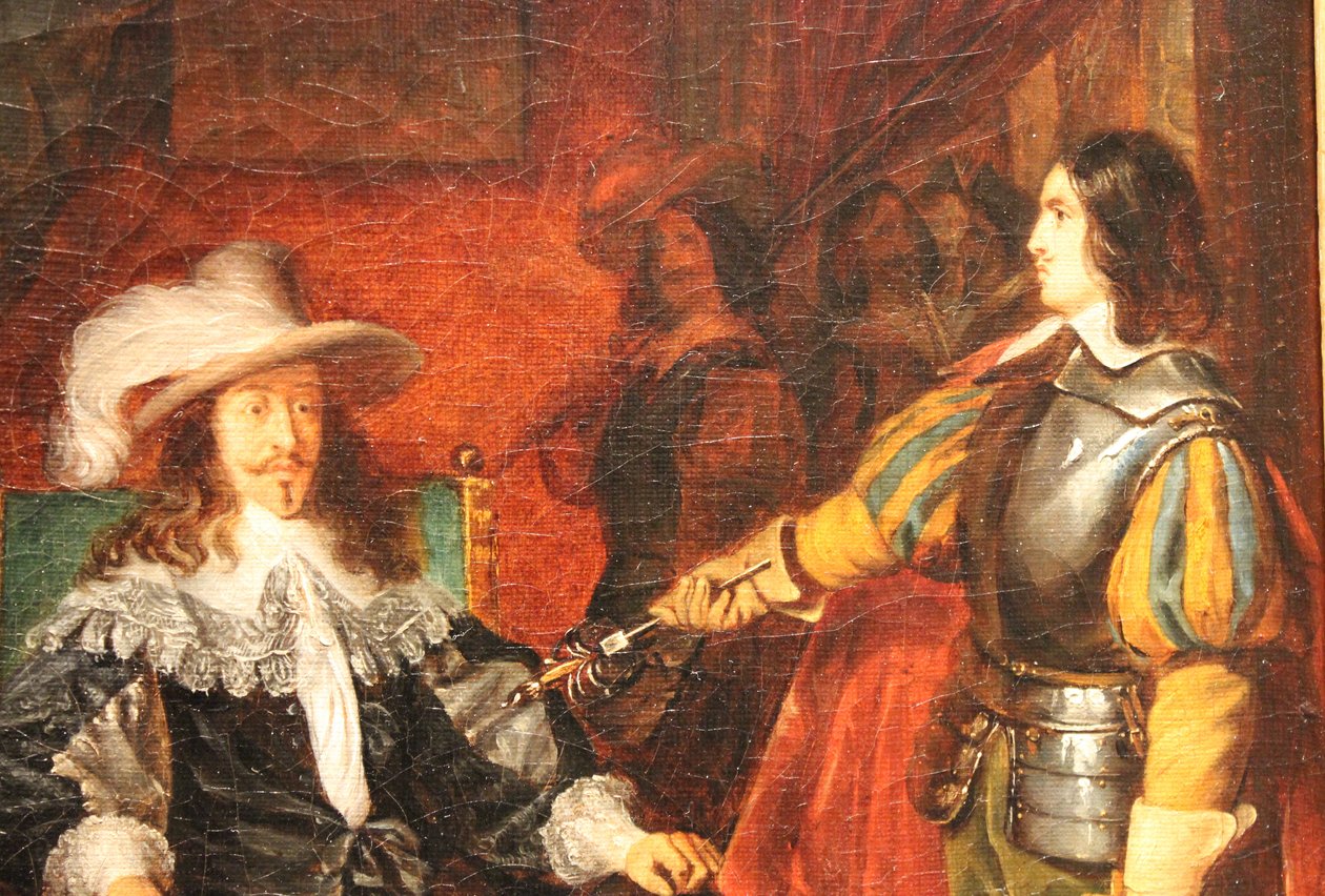 Cinq-Mars übergibt sein Schwert an Ludwig XIII. von Claudius Jacquand