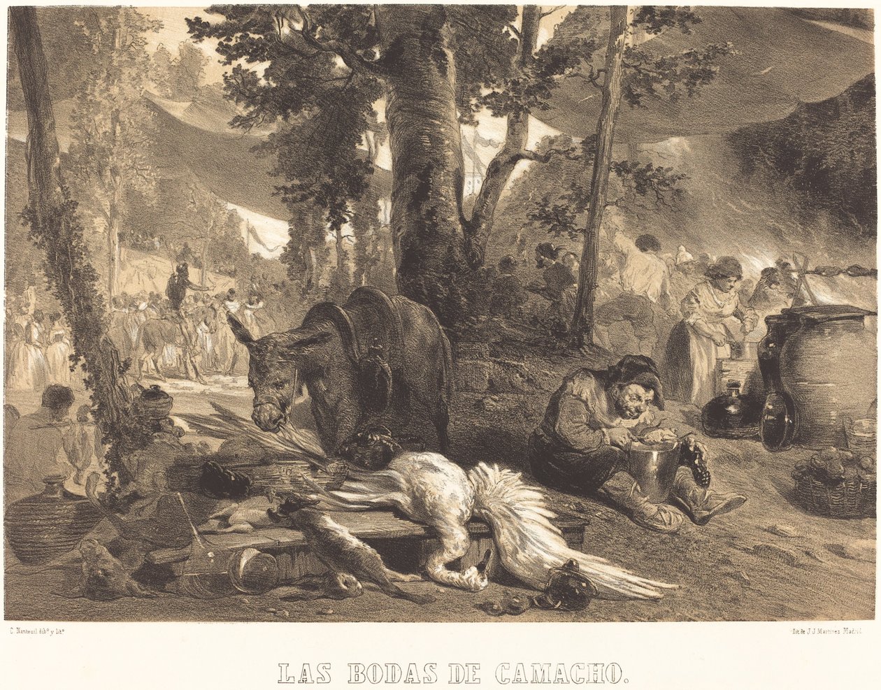 Die Hochzeit des Camacho von Célestin Nanteuil