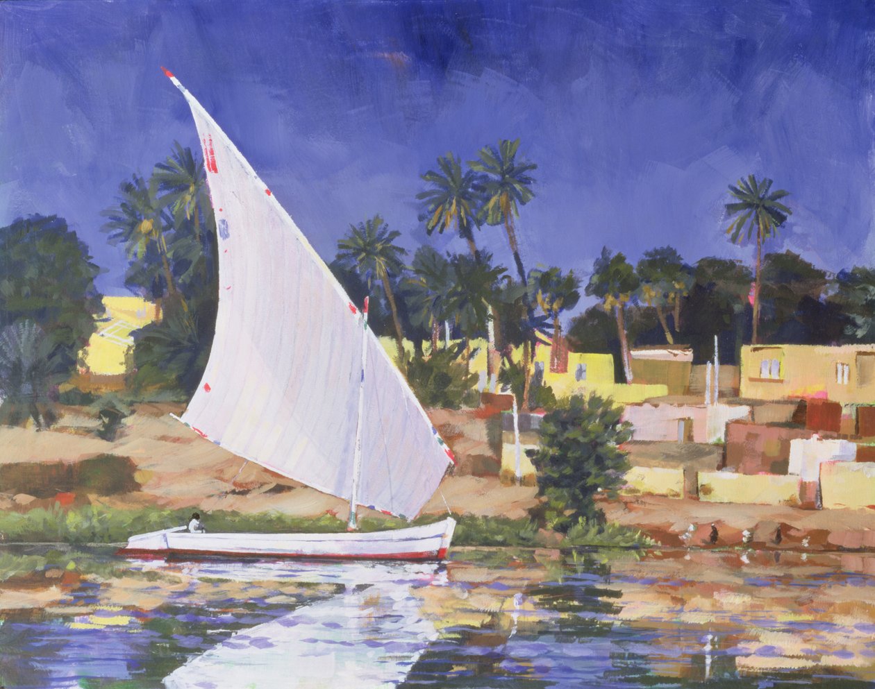 Ägypten Blau von Clive Metcalfe