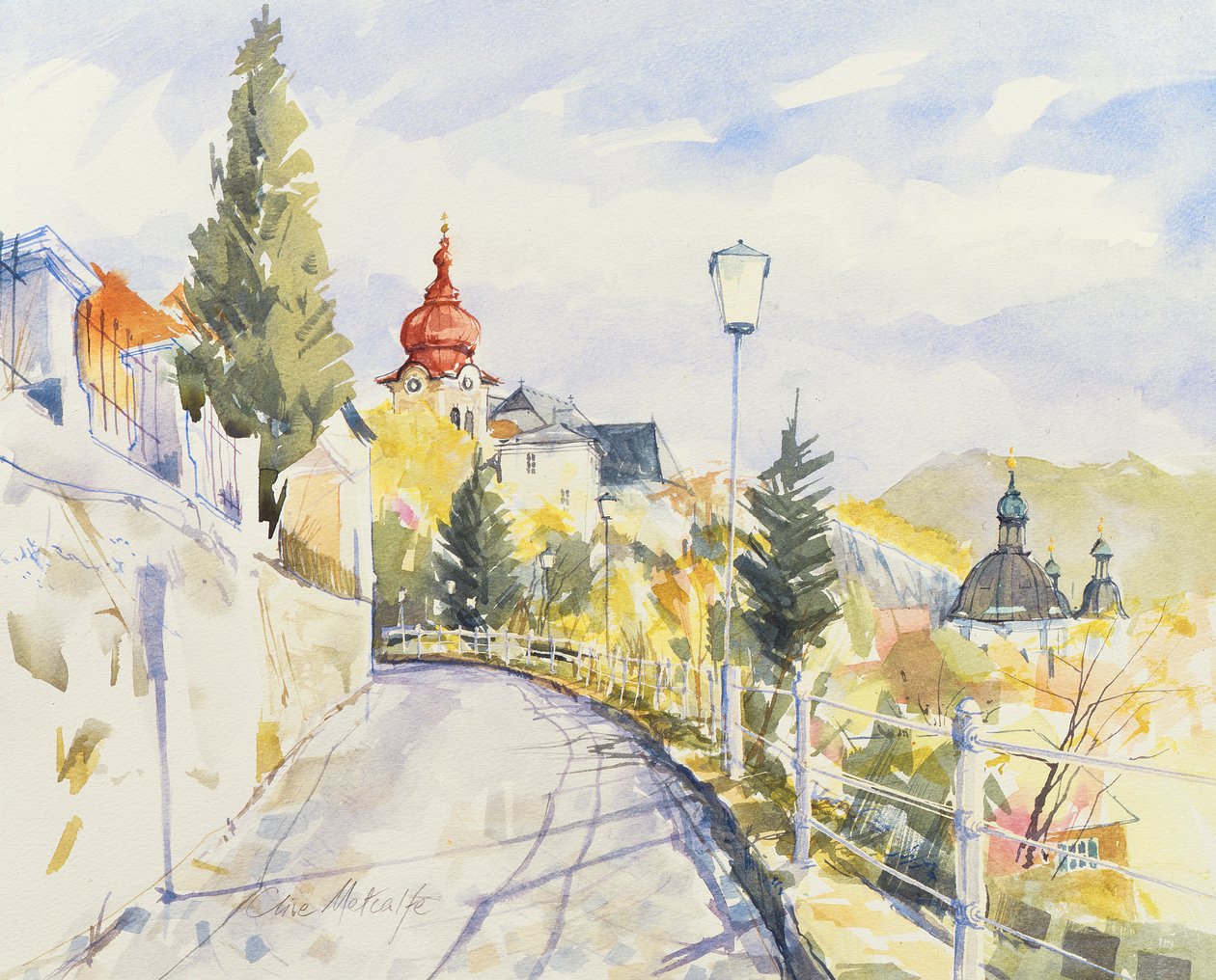 Salzburg Nonntal von Clive Metcalfe