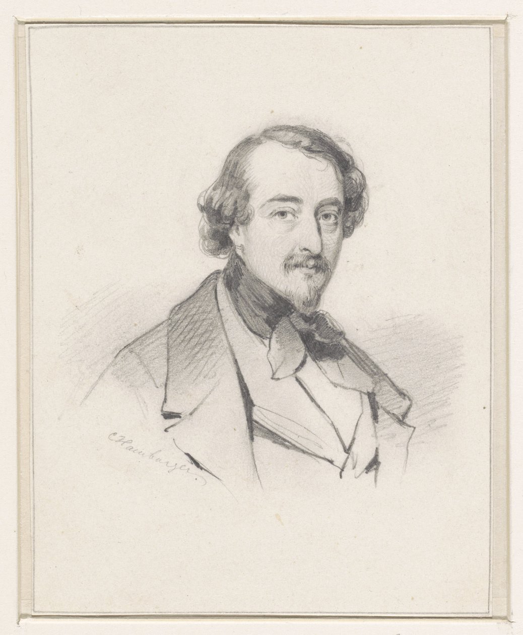Porträt von Christiaan Immerzeel von Coenraad Hamburger