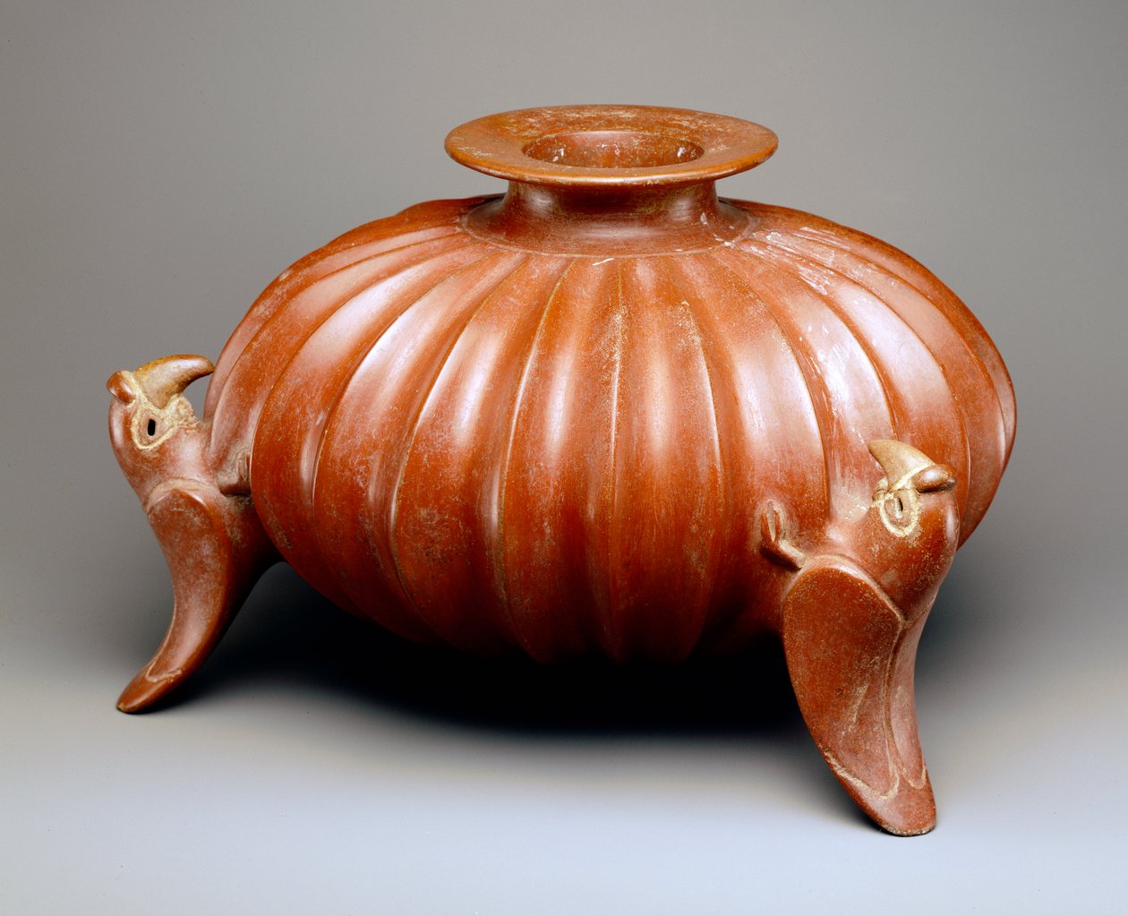 Kürbisgefäß (Irdenware) von Colima Culture