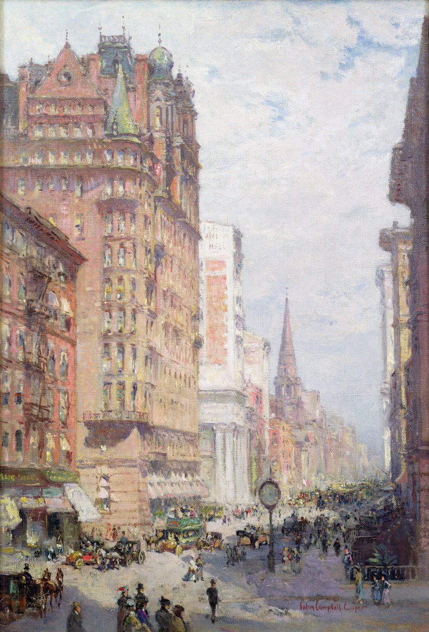 Fifth Avenue, New York City, 1906 von Colin Campbell Cooper