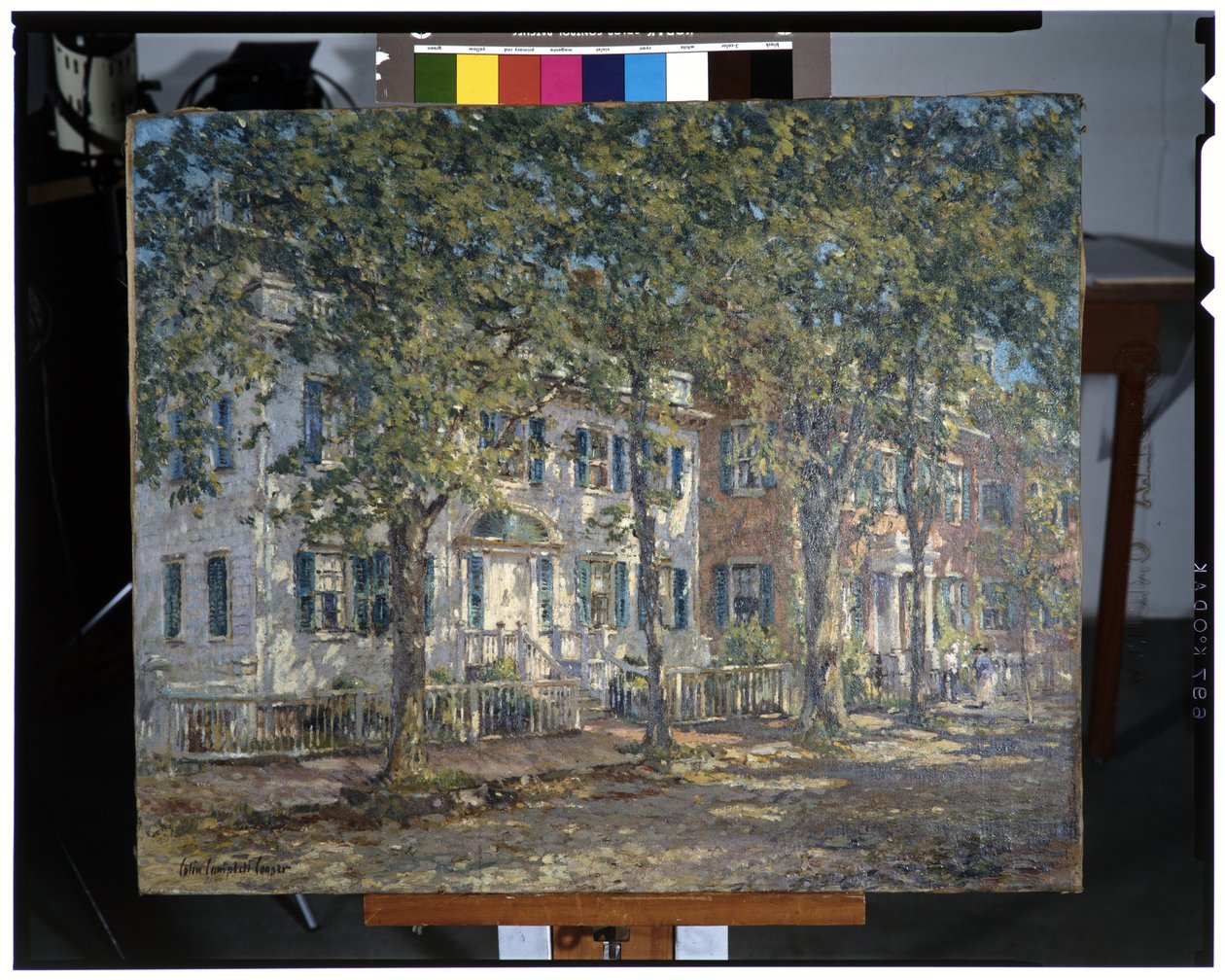 Upper Main Street, Nantucket, Massachusetts von Colin Campbell Cooper