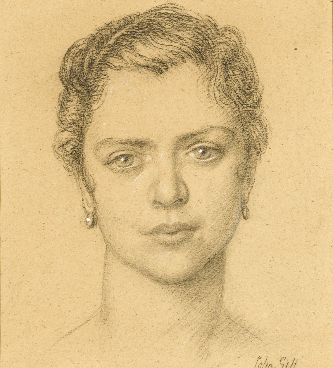 Porträt von Mabel Lethbridge von Colin Unwin Gill