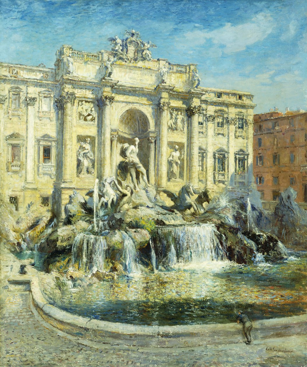 Trevi-Brunnen, Rom von Colin Campbell Cooper