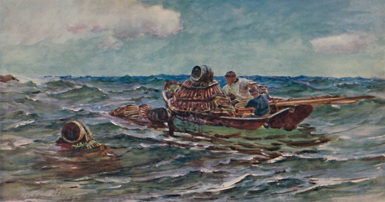 Die Hummerfänger, 1886, 1935 von Colin Hunter