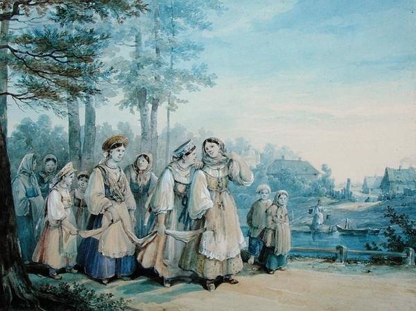 Russische Bauern von Colmann