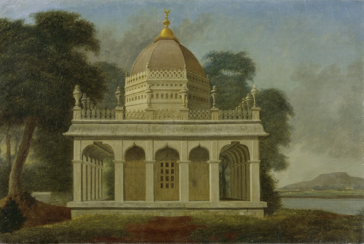 Mausoleum bei Outatori in der Nähe von Trichinopoly, ca. 1788 von Colonel Francis Swain Ward