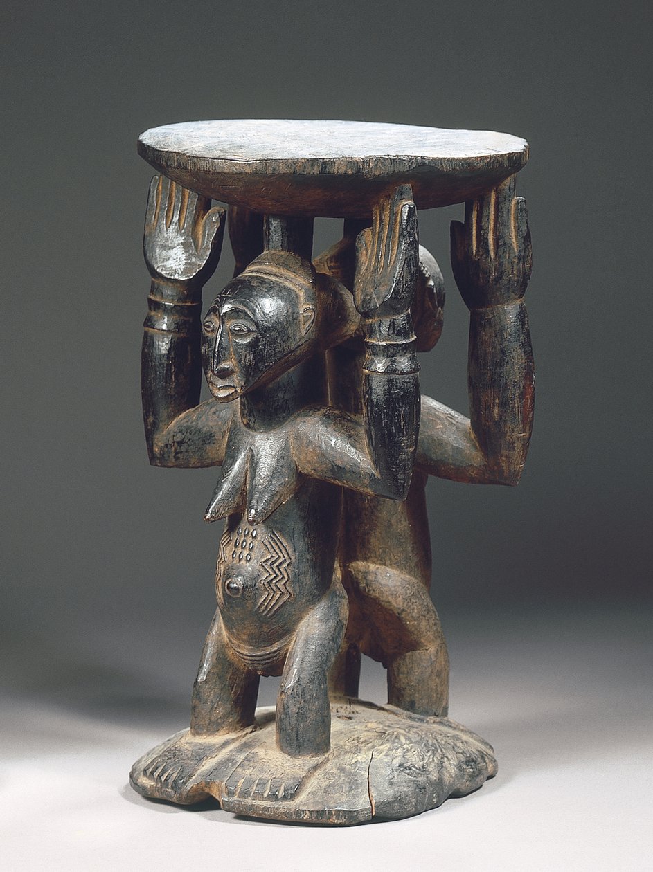 Luba Hemba Hocker von Congolese Congolese