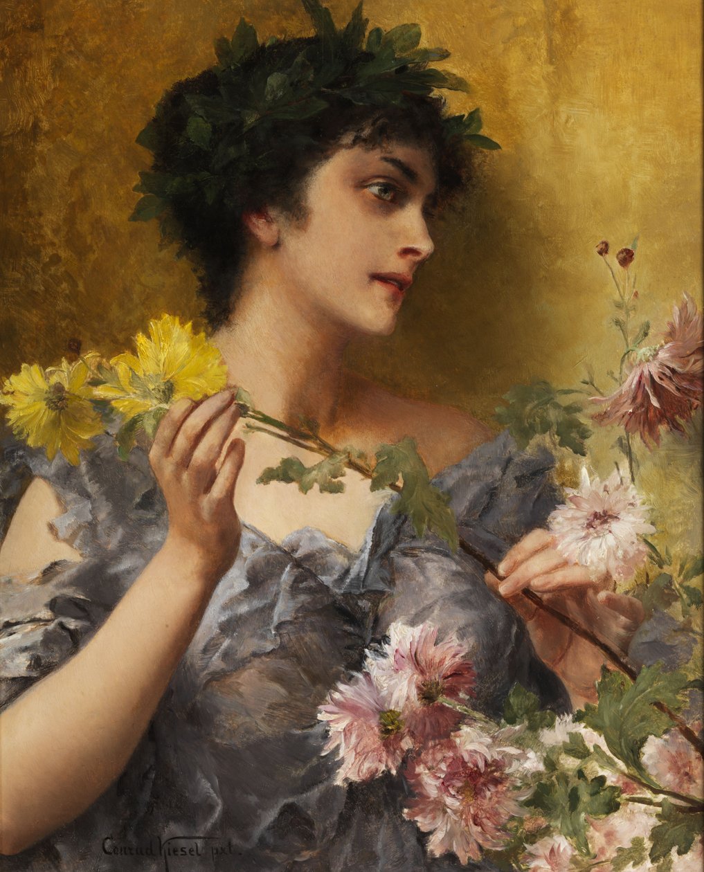 Tribut an die Blumen von Conrad Kiesel