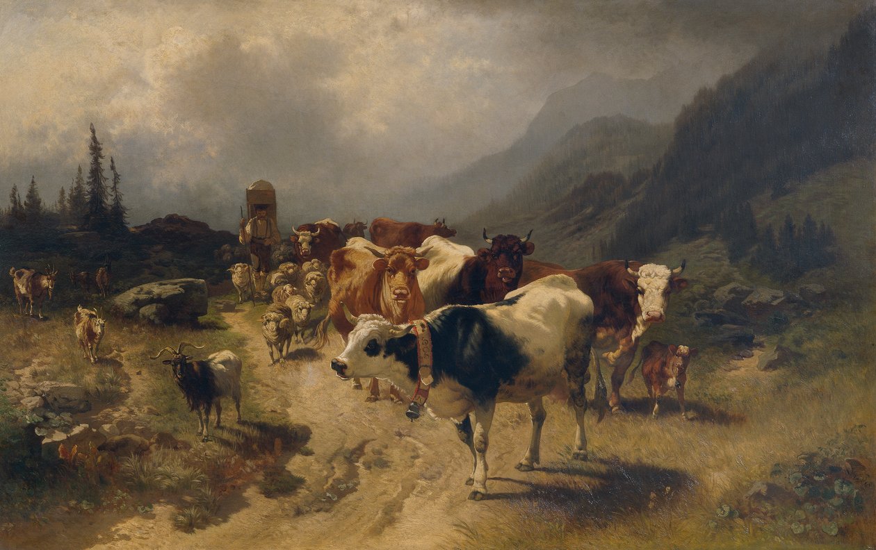 Viehabtrieb von Conrad Bühlmayer