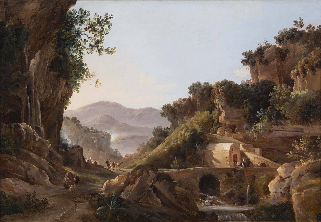 Cava de Tirreni, 1857 von Consalvo Carelli