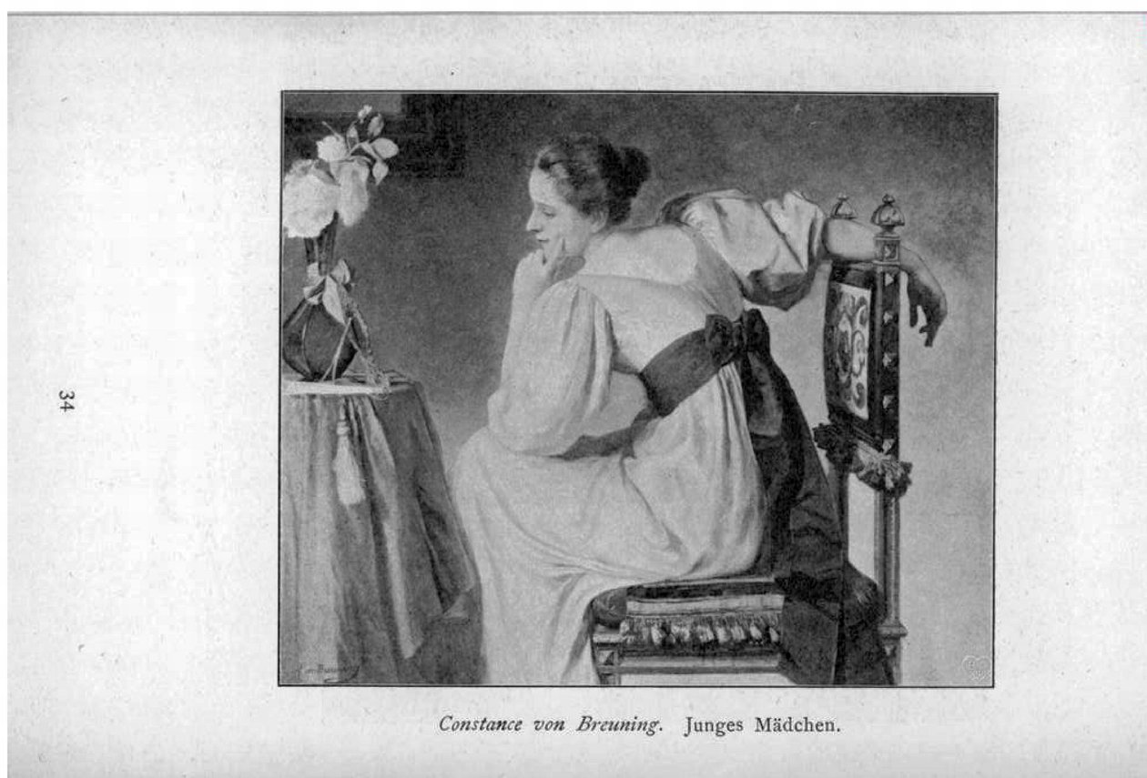 Junges Mädchen von Constance von Breuning