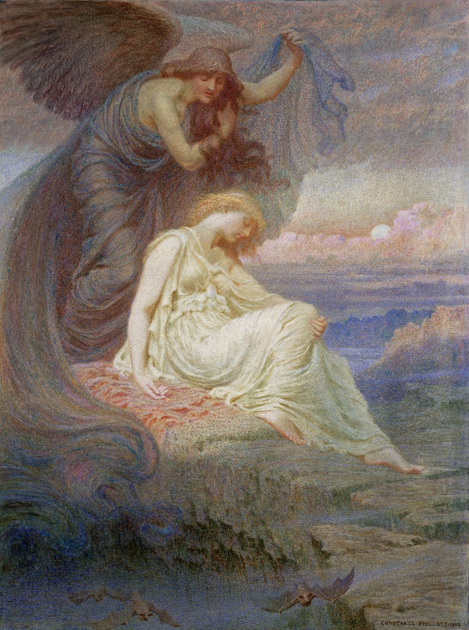 Geist der Nacht, 1905 von Constance Phillott