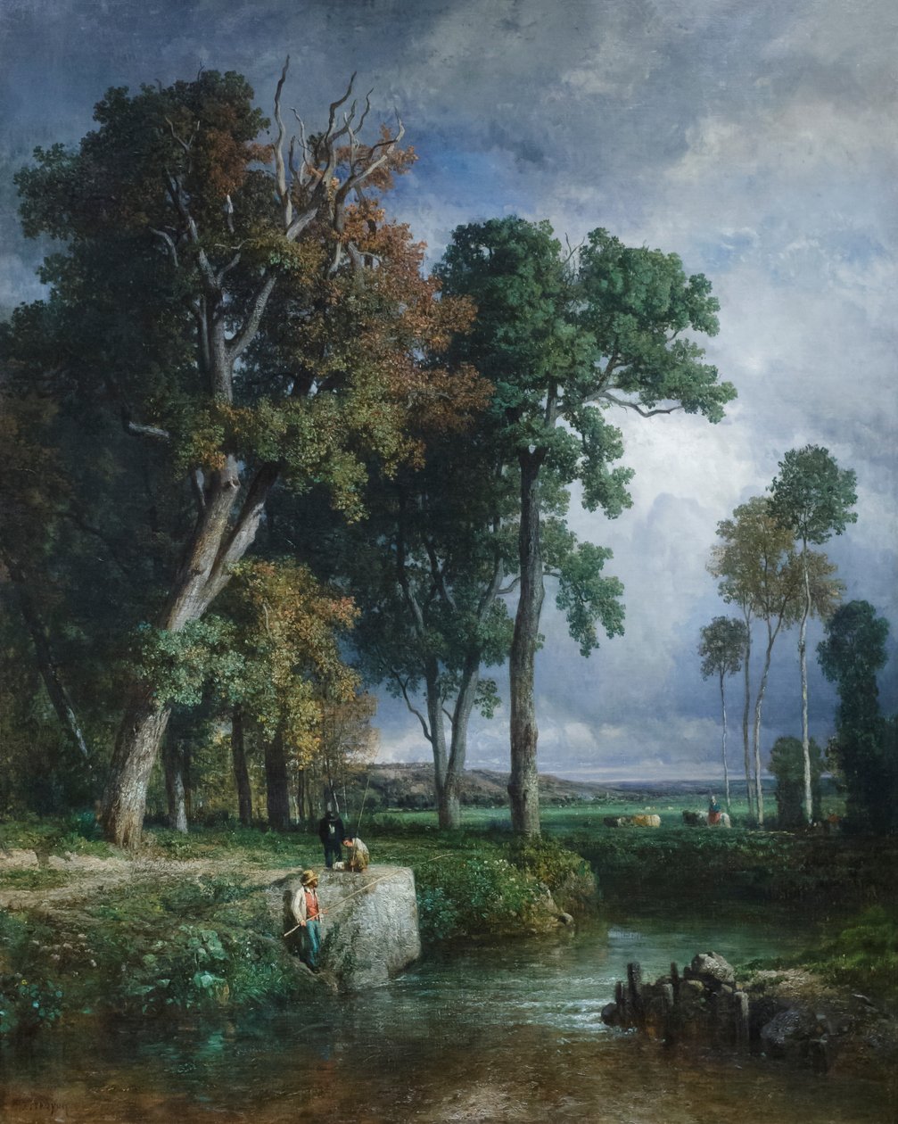 Die Fischer, um 1850 von Constant Emile Troyon